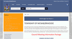 Desktop Screenshot of mcnabbraeside.com